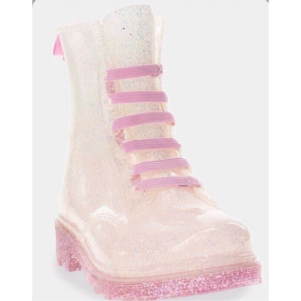 - 🔥Western Chief Kids Light-Up Glitter Boots - Pink and Purple - Picture 3 of 3